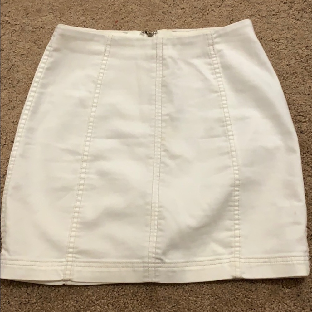 White Free People Skirt